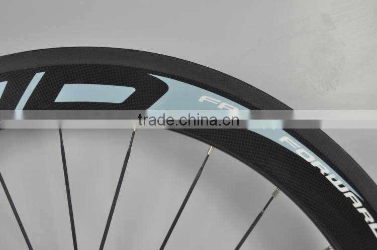 50mm FFWD carbon fiber aluminum alloy road bicycle wheels for sale,20 carbon bicycle wheels 700c white carbon road bike wheels