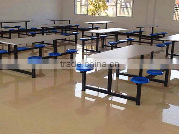 factory competitive price fiberglass school canteen furniture