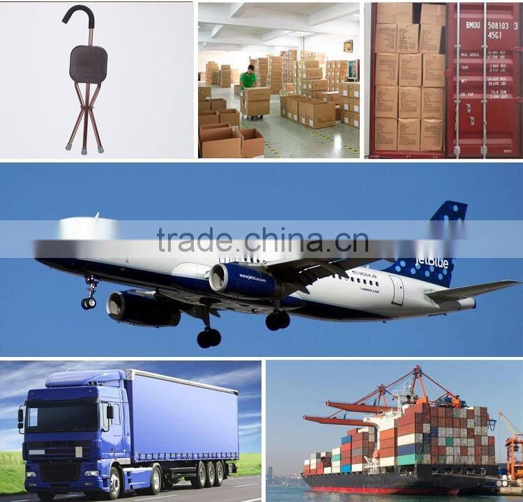 Anti-skid Walking cane frame foldable walking stick with chair