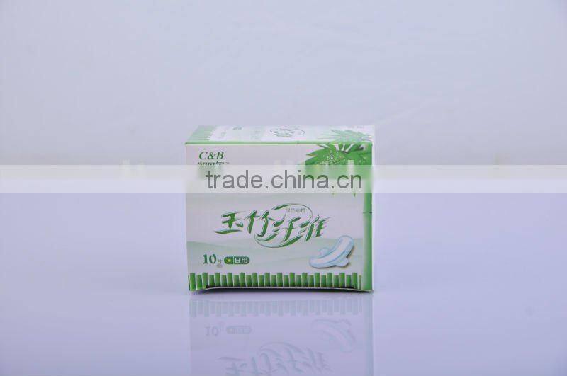 High Absorption With Bamboo Charcoal Factor Sanitary Napkin