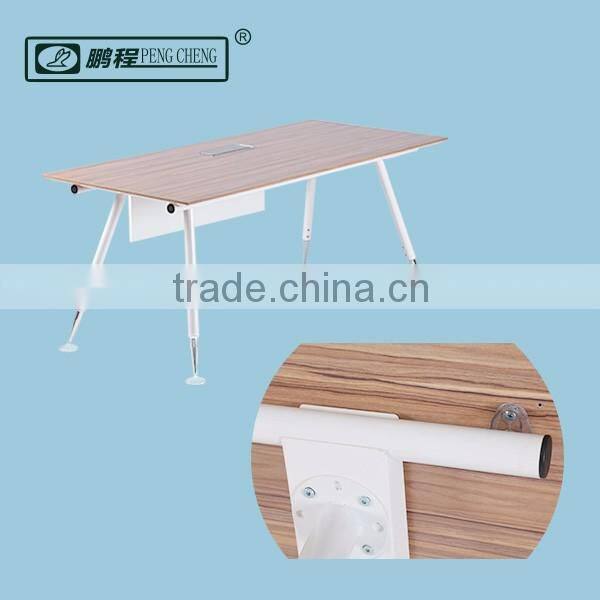 Particle Board High QualityDouble Sided Office Desk With Cabinet