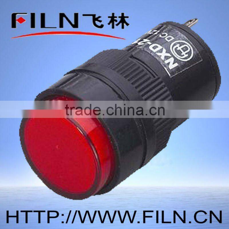 24VDC 10mm led wall neon led pilot light indicator light red color FL2-01