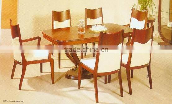 modern dining room table and chair