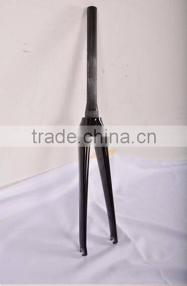 Full Carbon Fiber 700C Tapered Road Fork UD weave Steer tube 1-1/2"