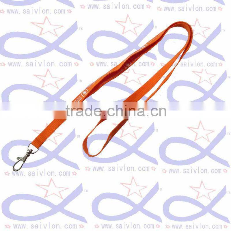 promotional simple design nylon lanyard