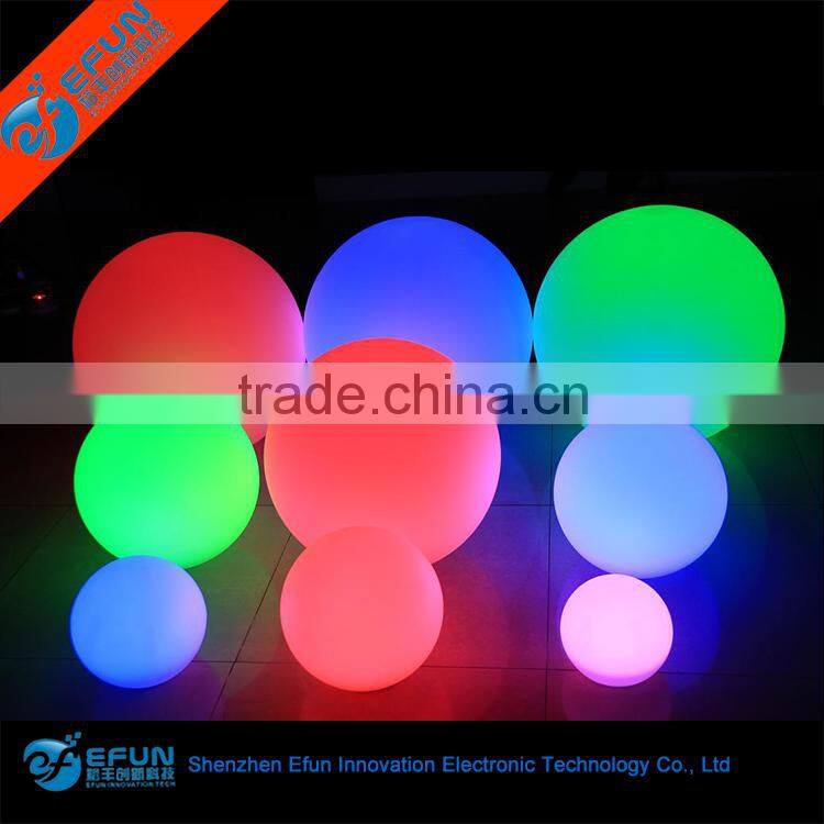 Waterproof outdoor led light up swimming pool floating led light ball