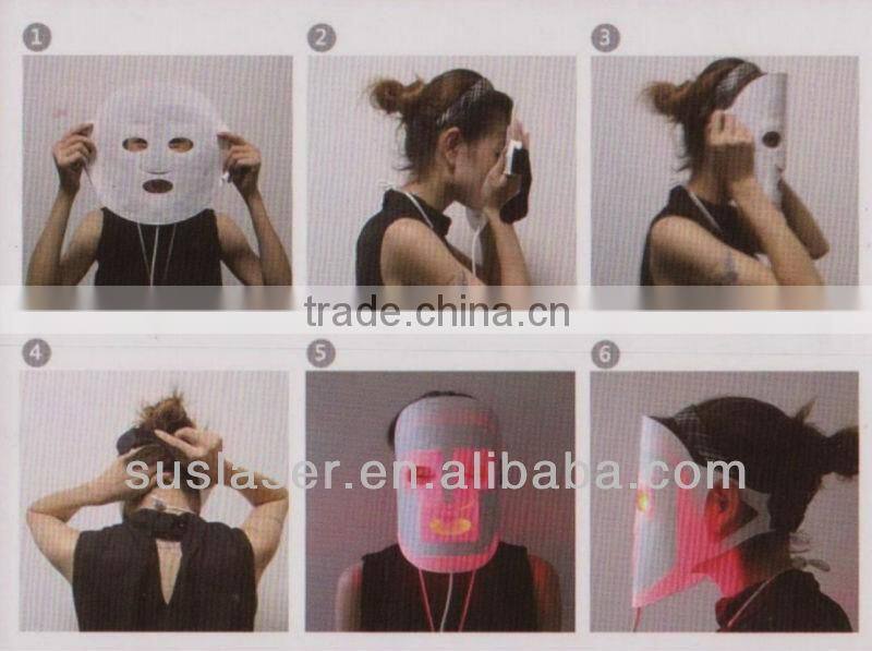 2016 Home use led light therapy mask/led facial mask