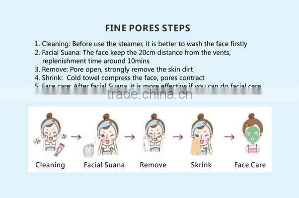 2016 best selling hot & cold facial steamer factory price
