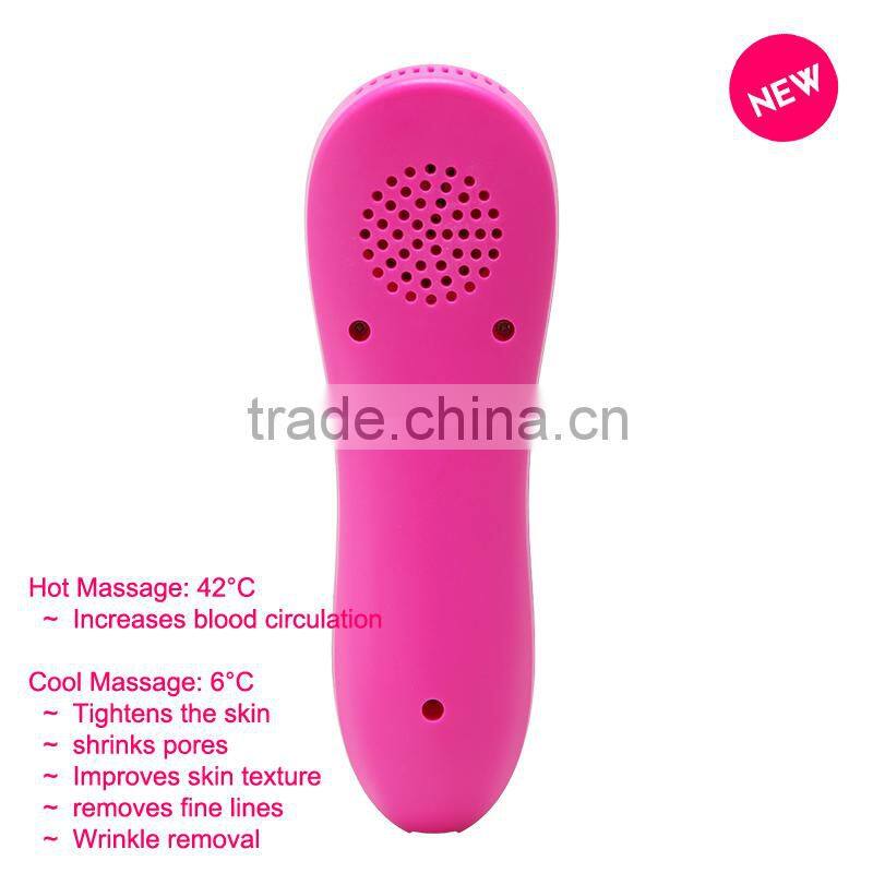 2015 skinyang high quality ultrasonic skin beauty products with cold and hot sonic beauty by portable easy to use