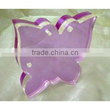 full view acrylic picture frame with brochure holder