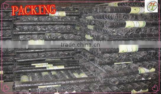 Rabbit fencing hot-dipped galvanised to protect against corrosion