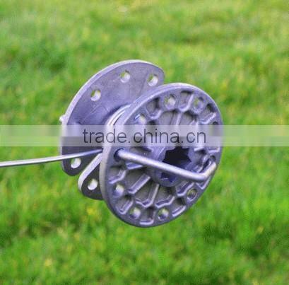 Zinc alloy ratchet tensioiner for electric fence,inline stainer for farm fencing