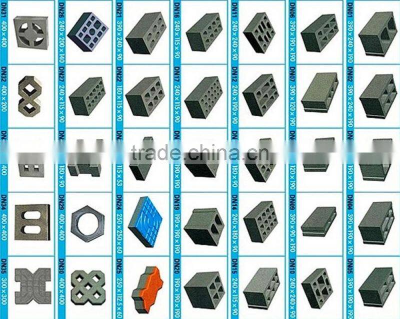 Jingying Brand hydraulic concrete block making machine and cement bricks machine