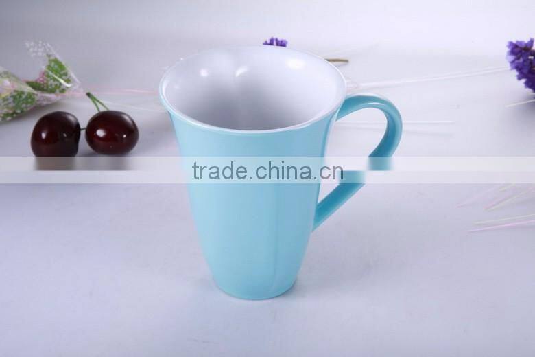 New Durable Stackable Plastic Mug Set, BPA Free,Plastic Mugs with Handles Melamine Cups, moscow mule mug 100% copper