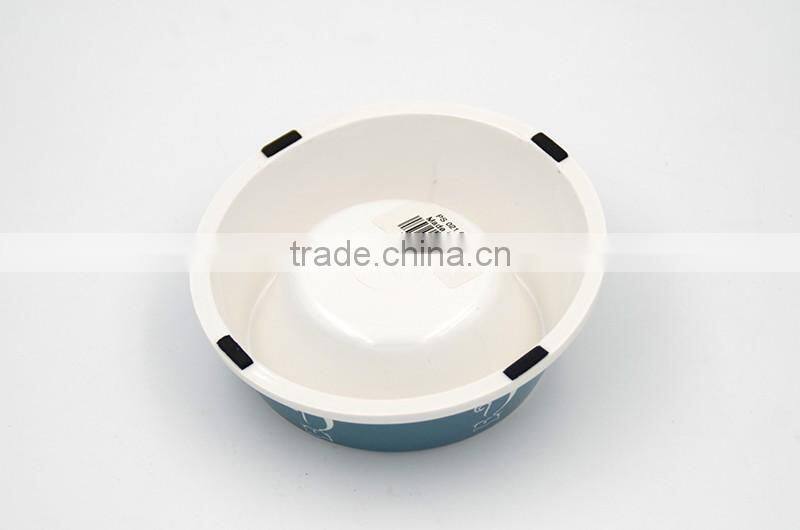 High quality EU standard special design slope cat bowl, pet bowl with custom printing