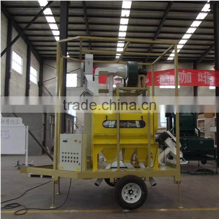 mobile seed cleaner for sesame wheat quinoa soybean