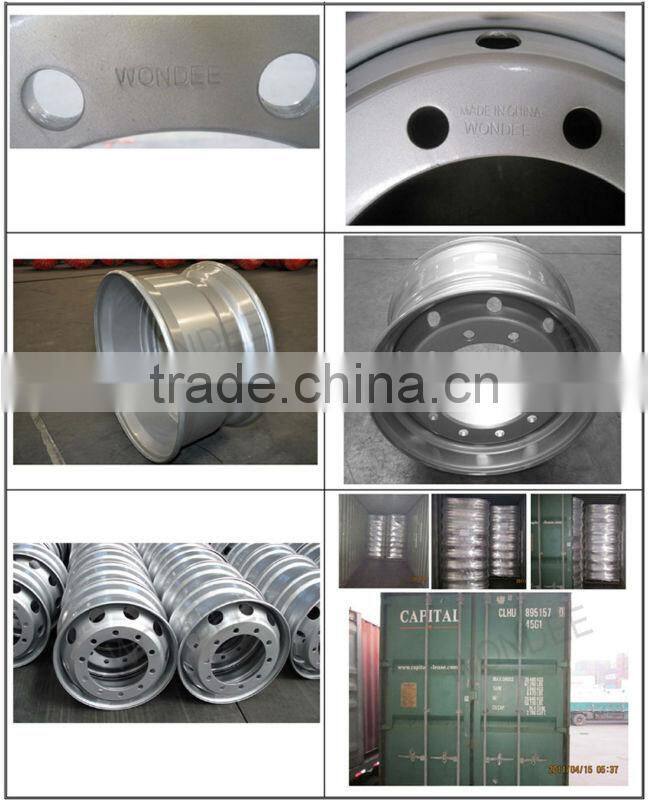 11.75x22.5 OEM Truck Parts Heavy Truck Steel Rim