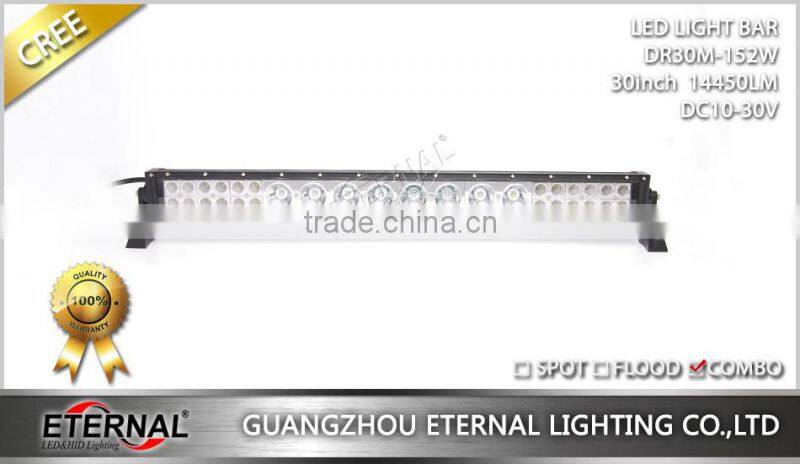 30inch 152W high power combo led light bar for 4x4 racing off-road wrangler rubicon Hummer 4WD bugggy equipment