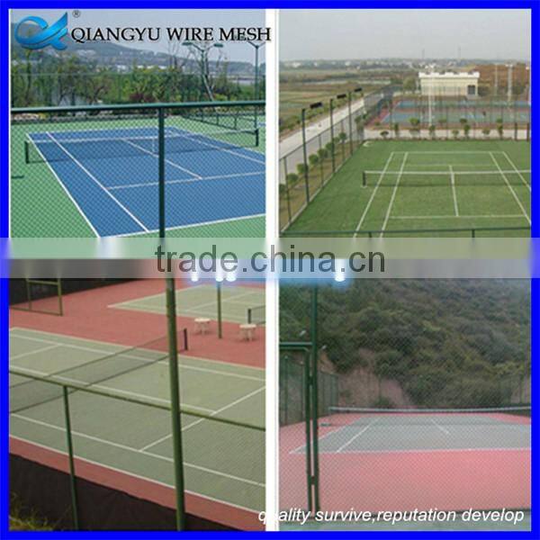 galvanized pvc coated chain link fence netting
