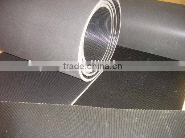Top seller! Good quality 3mm fine fluted rubber mat
