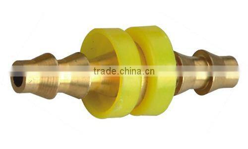 brass straight rubber hose connector form zhejiang supplers