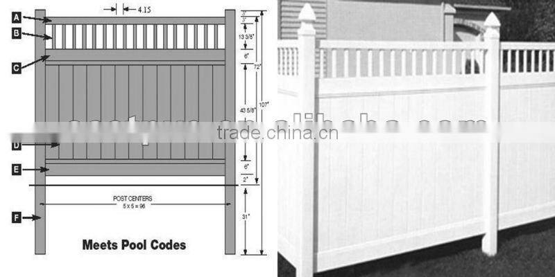 cheap pvc fence fence boards