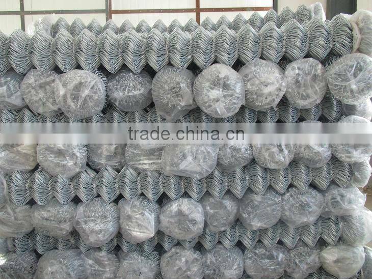 0.5-3mm wire diameter Discount Decorative galvanized coated chain link fence