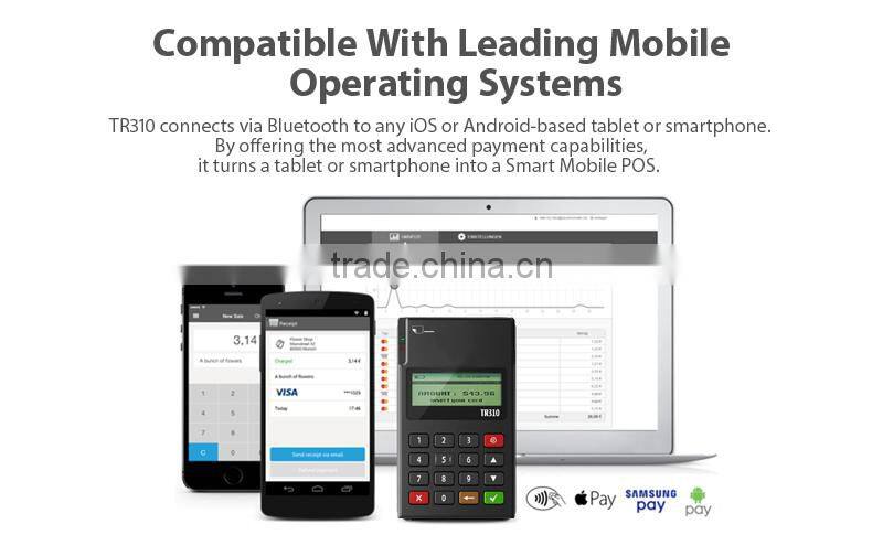 EMV PCI bluetooth all-in-one mpos