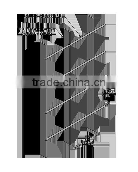 Painted Steel Guardrial Railing Handrail Residential Security Fencing System