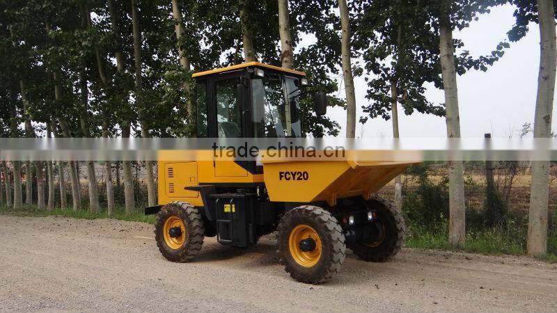 2016 hot earth moving machine 2ton FCY20 electric mini dumper