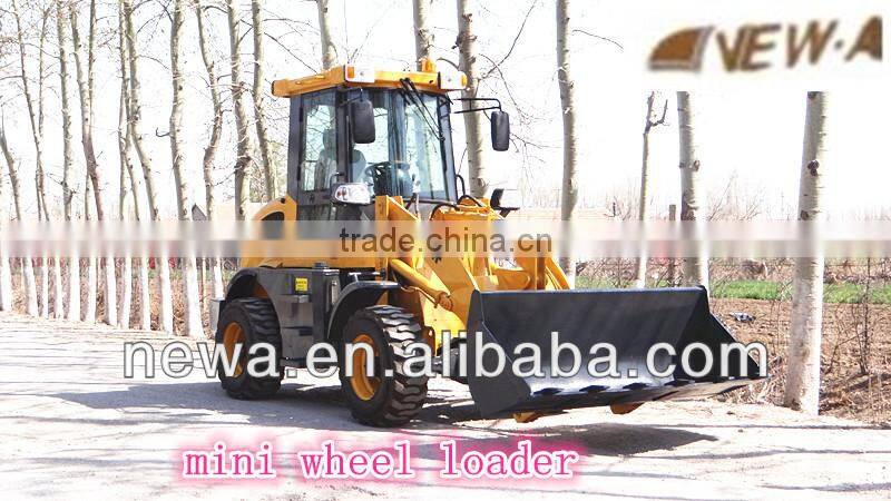 2016 new model 1.2ton mini wheel loader