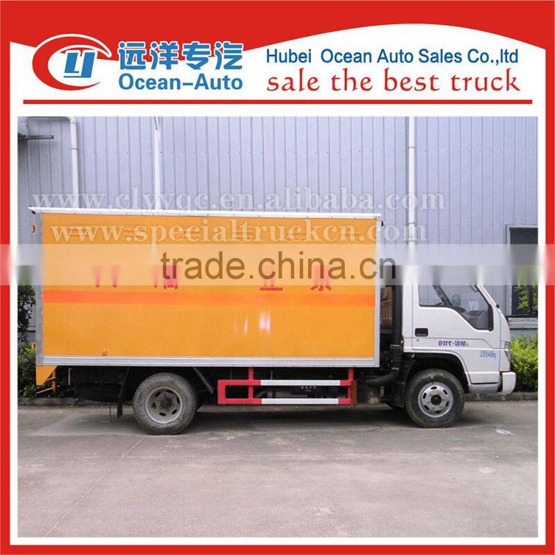 2 axles Euro4 4x2 JAC explosive transport truck