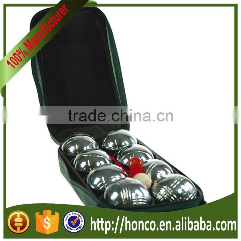8PCS PETANQUE BOULES SET BOCCE BALL BOCCIA SET WITH NYLON BAG