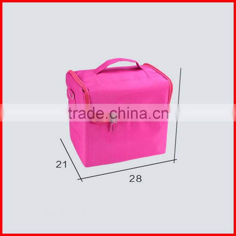 Soft Makeup Train Bag Case Pockets Artist Cosmetic Bag