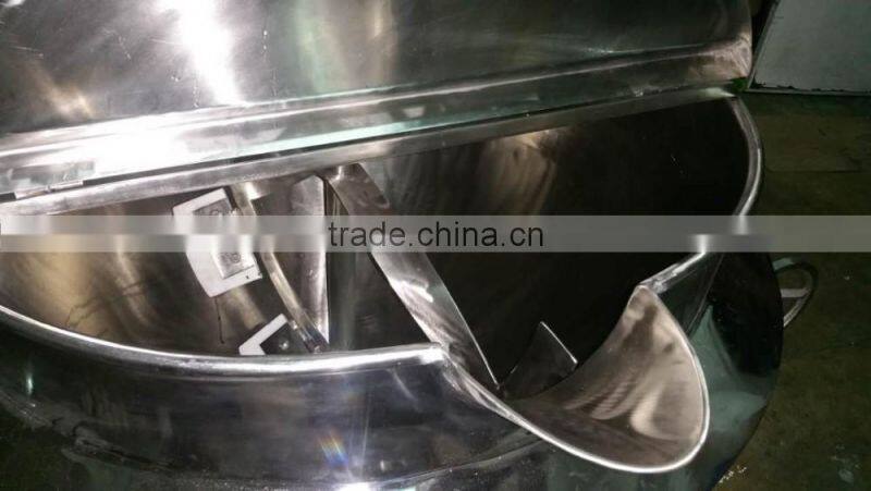 Tilting steam heating cooking bolier cooking kettle for jam