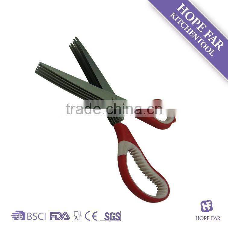 K845 Premium quality kitchen multi-blades scissors