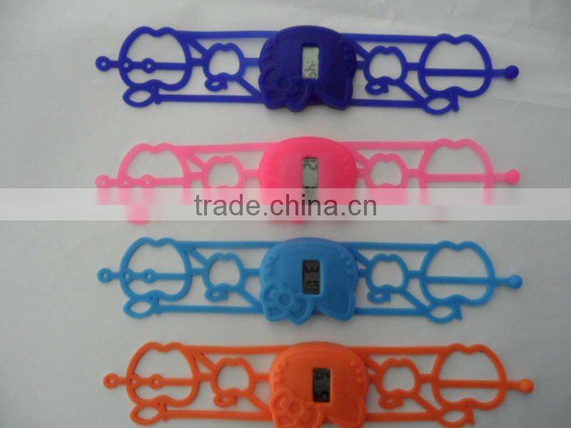 HOT!!! Promotional Fancy Silicone Hollow Watch