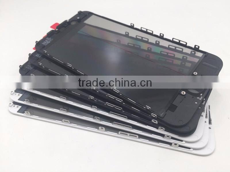 original replacements parts glass with frame oca polarized glass screen assembly for iphone 6 front glass