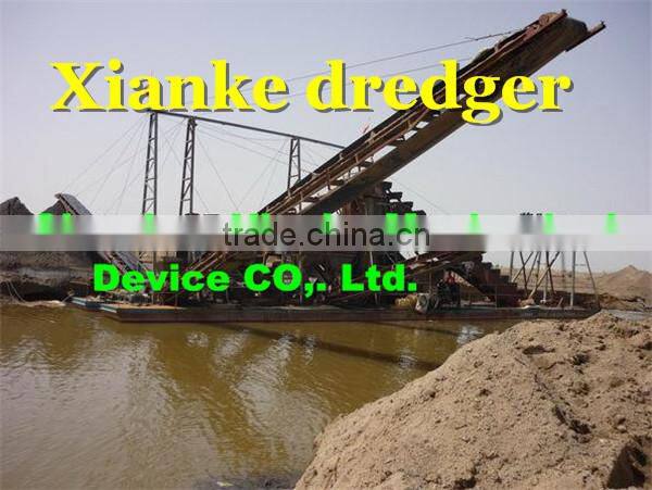 Sand/Gold Bucket Chain Dredger for sale