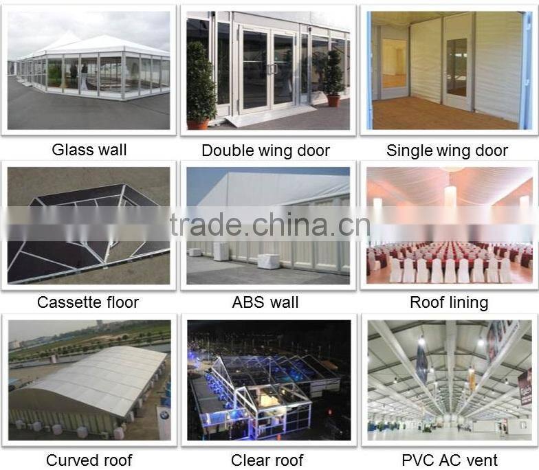 Buy luxury aluminum marquee party wedding tent