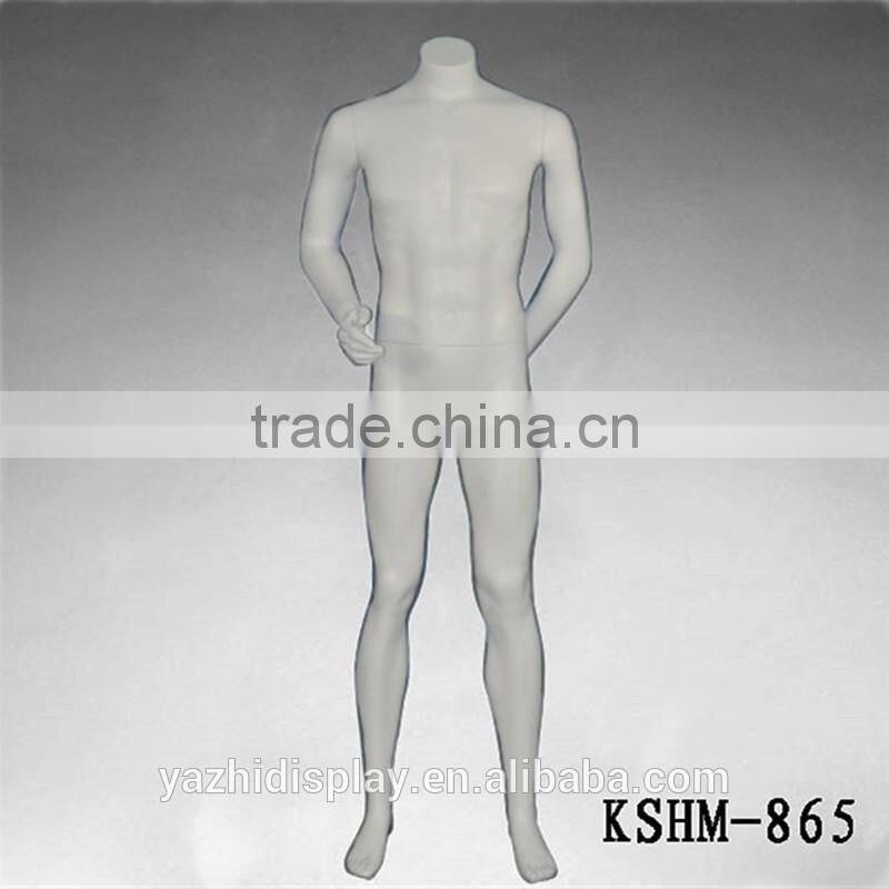 Factory price poseable headless display stand male mannequin for sale