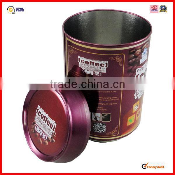 metal tin hot round chocolate candy boxes