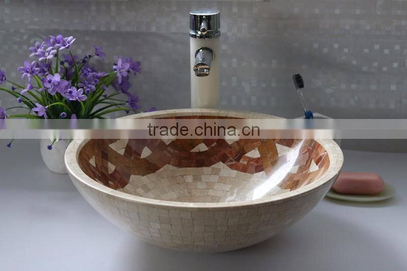 Fashion style marble basins&sinks for hotel bathroom