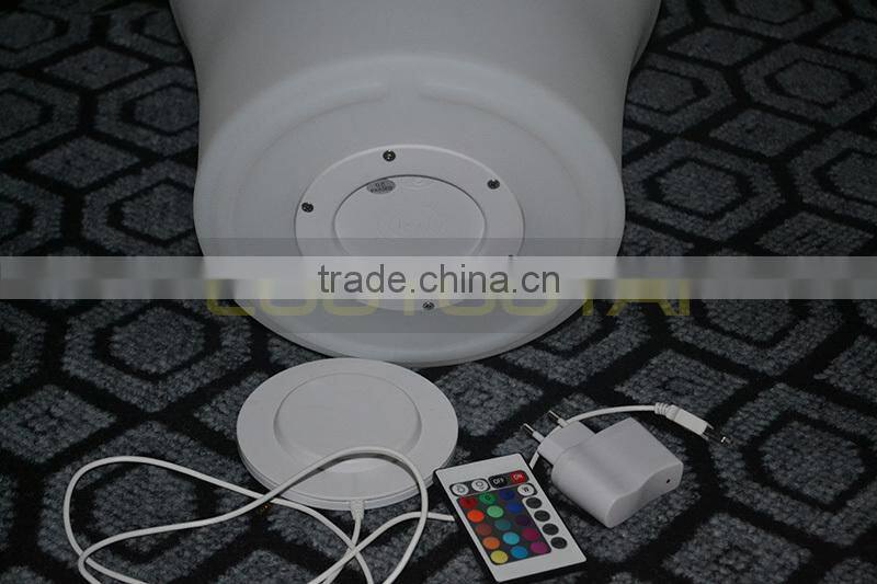 LED remote control ice bucket/ plastic led light flower pot LTT-CF09