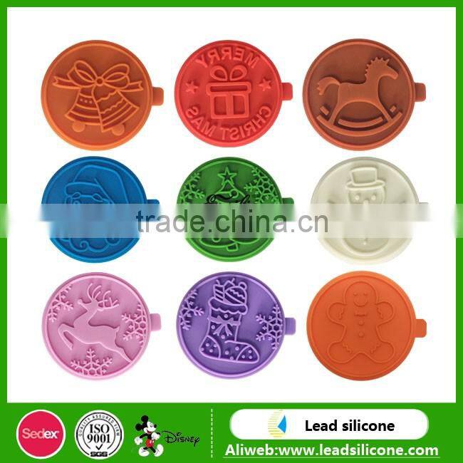 100% Food Grade Homemade Silicone Cookie Stamper