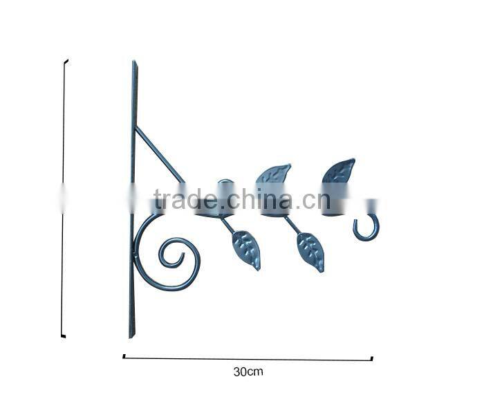 Metal Leaf Shape Cast Iron Basket Hanger Flower stand