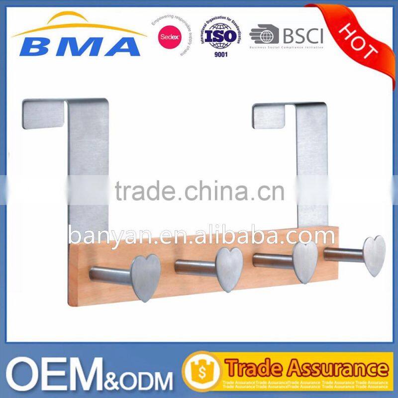 Stainless Steel Hanging Coat Hooks /Door Hooks With 5 Hook