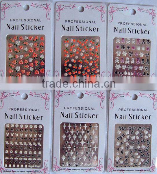 Hot sale Beautiful Nail Sticke, Fashion Design Nail Art For Nail Decoration