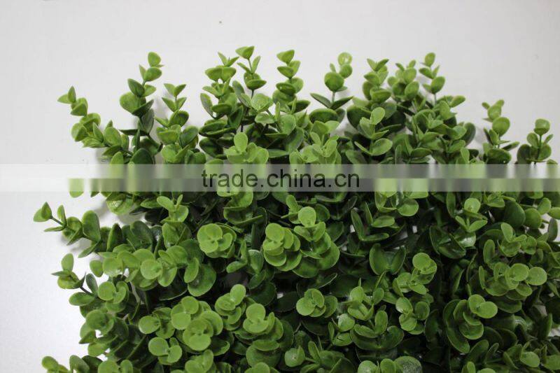 evergreen UV protection plastic boxwood artificial grass for ornament