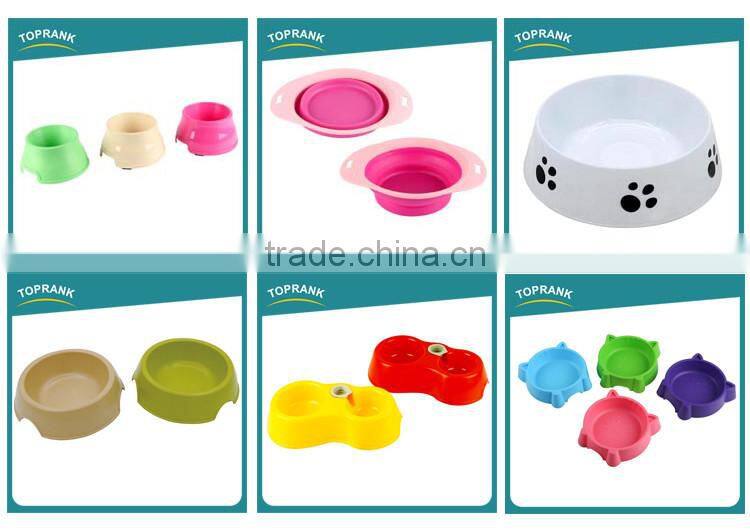 New design suspension fixed dog cage separable pet bowls hang PP double dog bowl